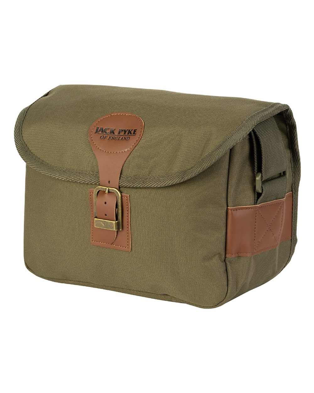Hunter Green coloured Jack Pyke Cartridge Bag on white background #colour_hunter-green