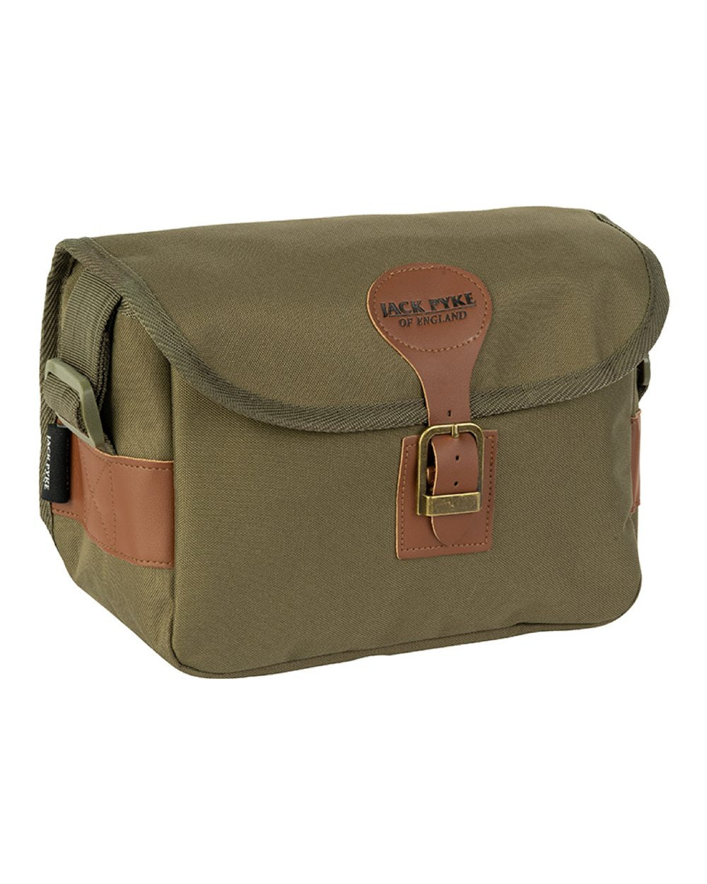 Hunter Green coloured Jack Pyke Cartridge Bag on white background #colour_hunter-green