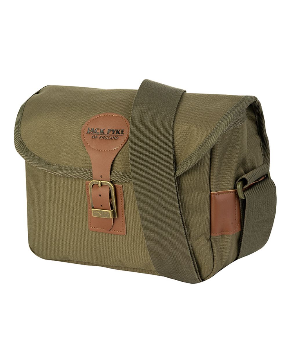 Hunter Green coloured Jack Pyke Cartridge Bag on white background #colour_hunter-green