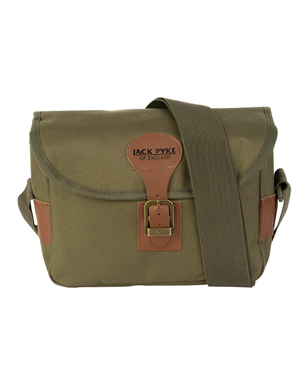 Hunter Green coloured Jack Pyke Cartridge Bag on white background #colour_hunter-green