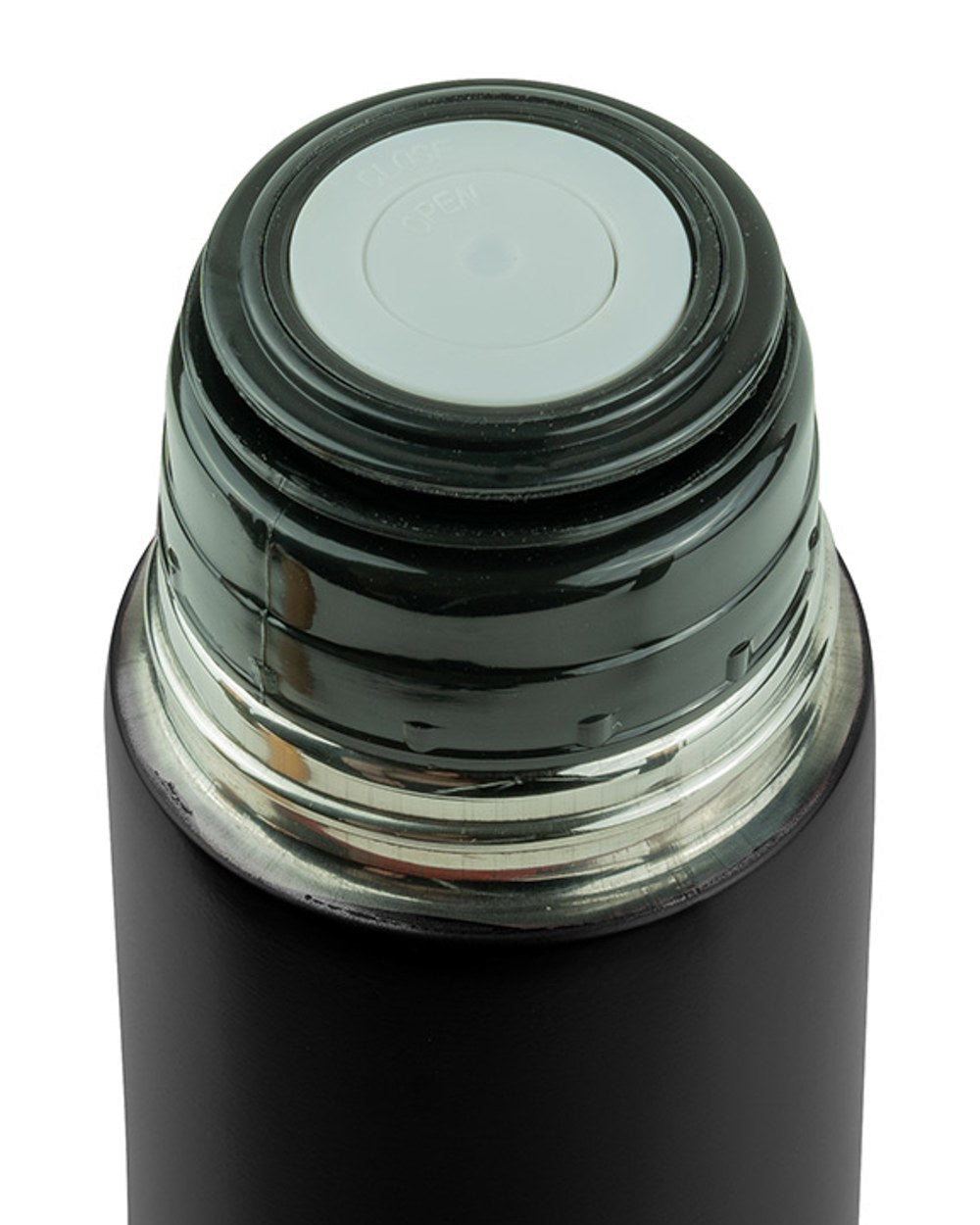 Black coloured Jack Pyke Cartridge Flask 500ml on white background #colour_black