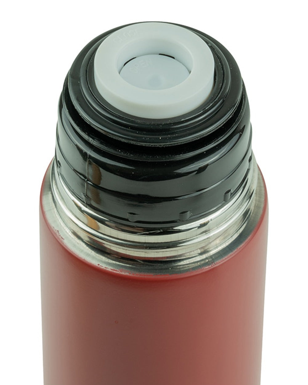 Red coloured Jack Pyke Cartridge Flask 500ml on white background #colour_red