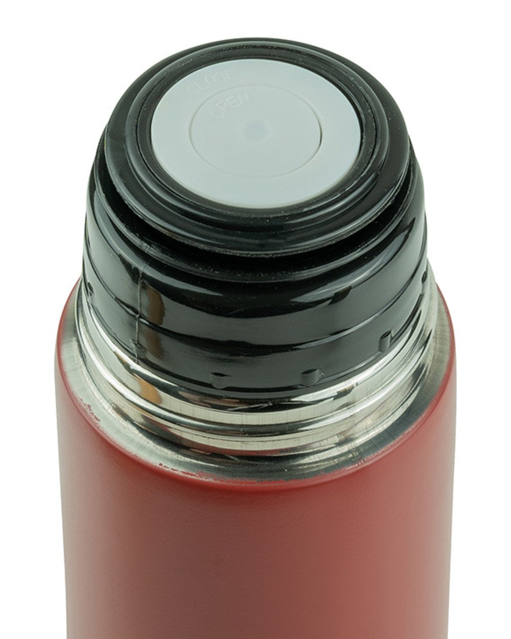 Red coloured Jack Pyke Cartridge Flask 500ml on white background #colour_red