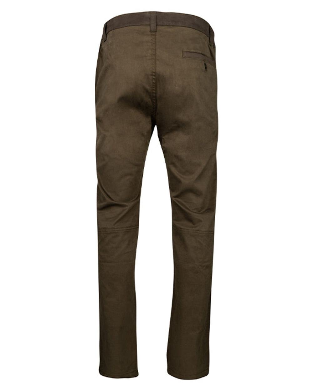 Olive Brown Jack Pyke Cotton Stretch Trousers on white background #colour_olive-brown