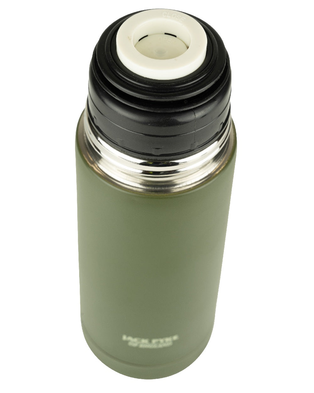Green coloured Jack Pyke Countryman Flask on white background #colour_green