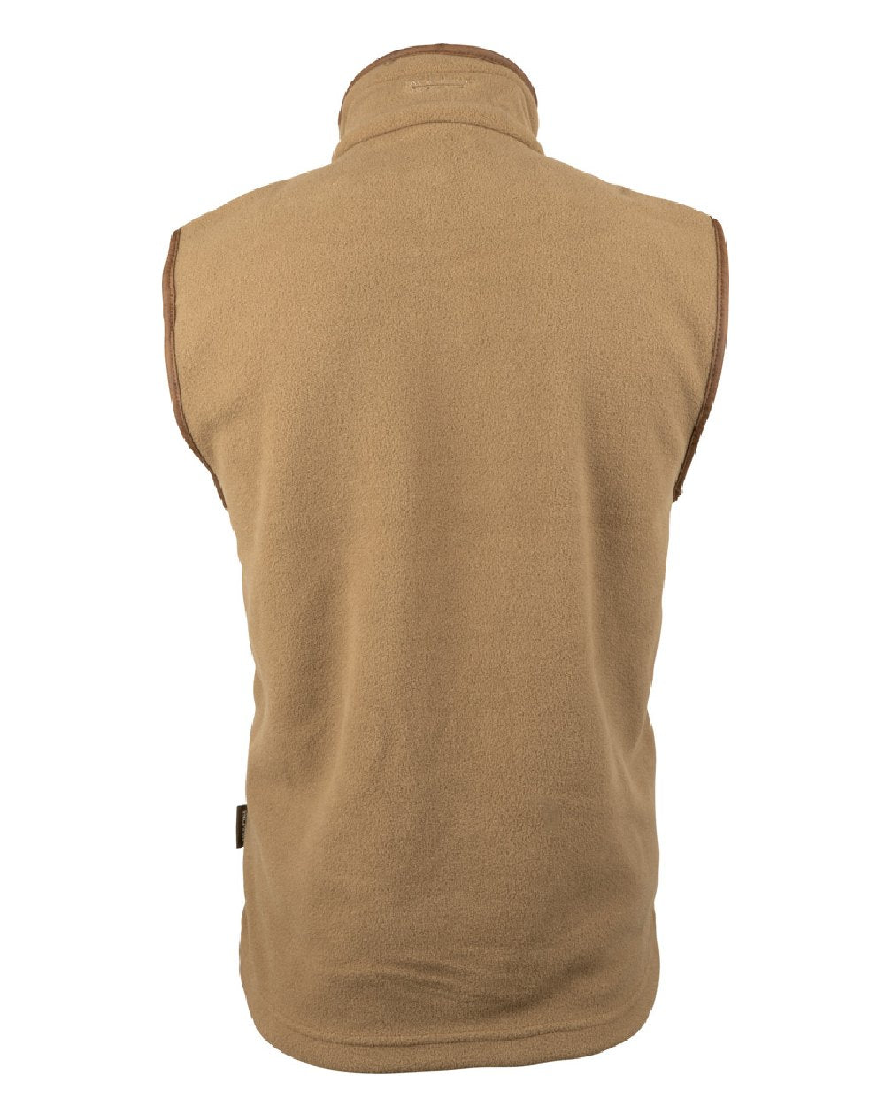 Barley coloured Jack Pyke Countryman Fleece Gilet on white background #colour_barley