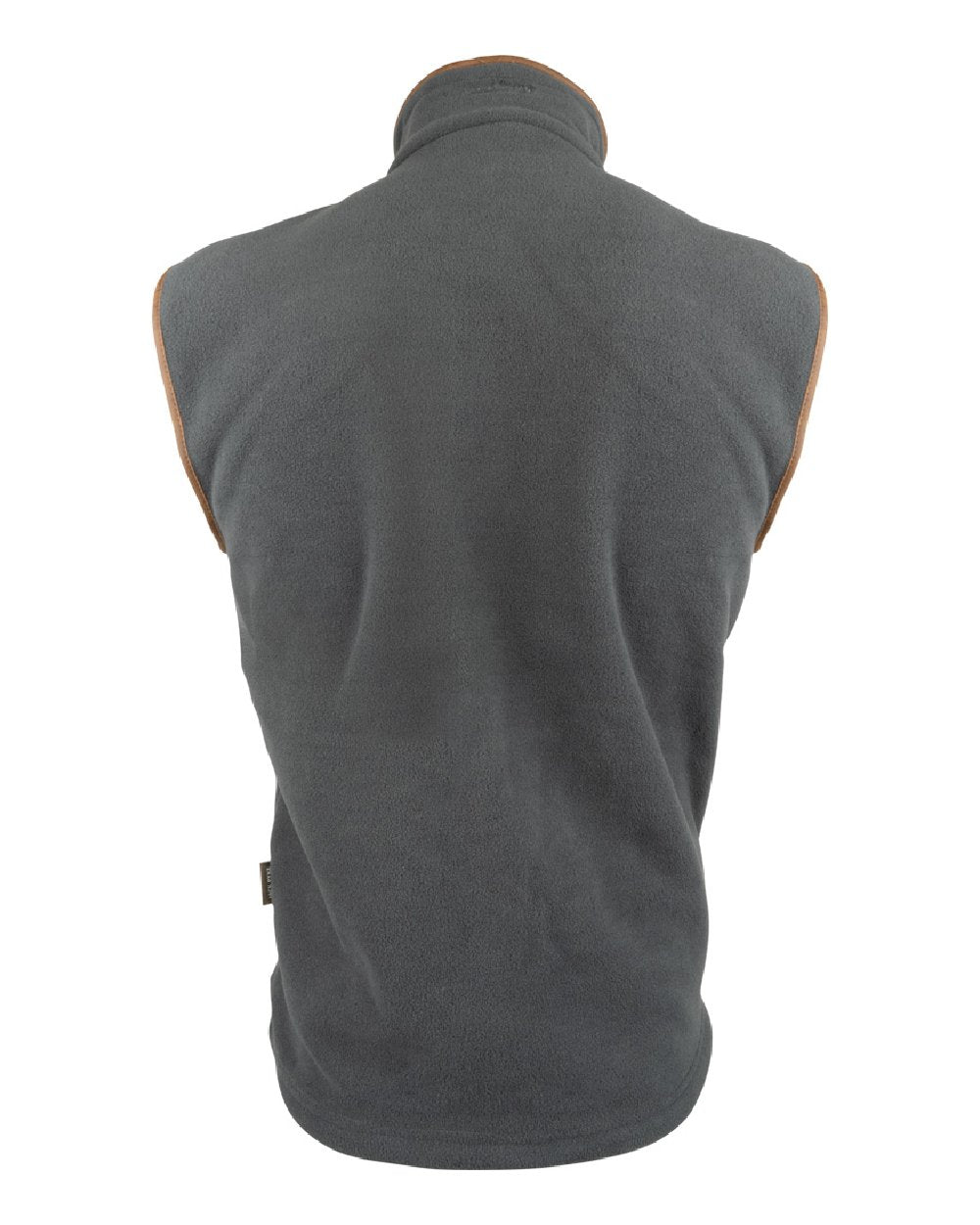 Charcoal coloured Jack Pyke Countryman Fleece Gilet on white background #colour_charcoal
