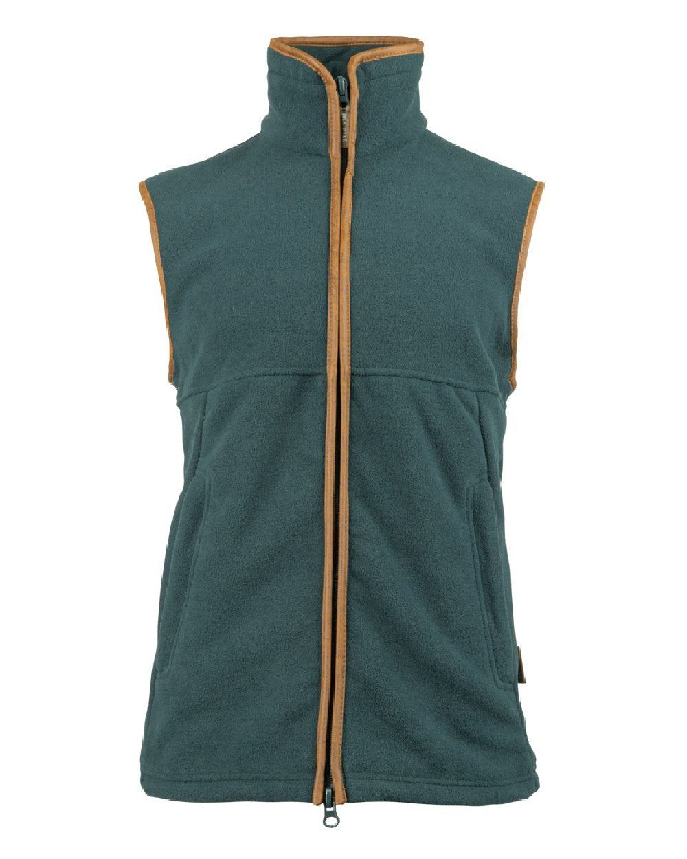 Deep Aqua coloured Jack Pyke Countryman Fleece Gilet on white background #colour_deep-aqua