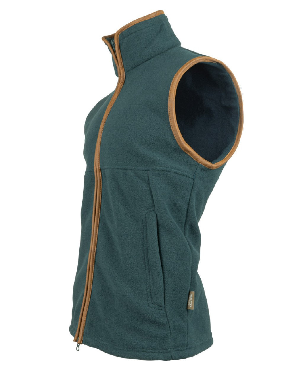 Deep Aqua coloured Jack Pyke Countryman Fleece Gilet on white background #colour_deep-aqua