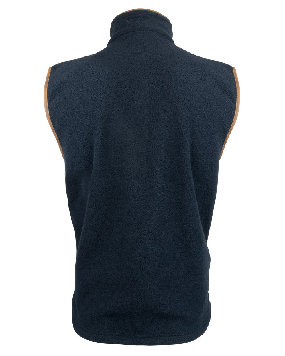 Navy coloured Jack Pyke Countryman Fleece Gilet on white background #colour_navy
