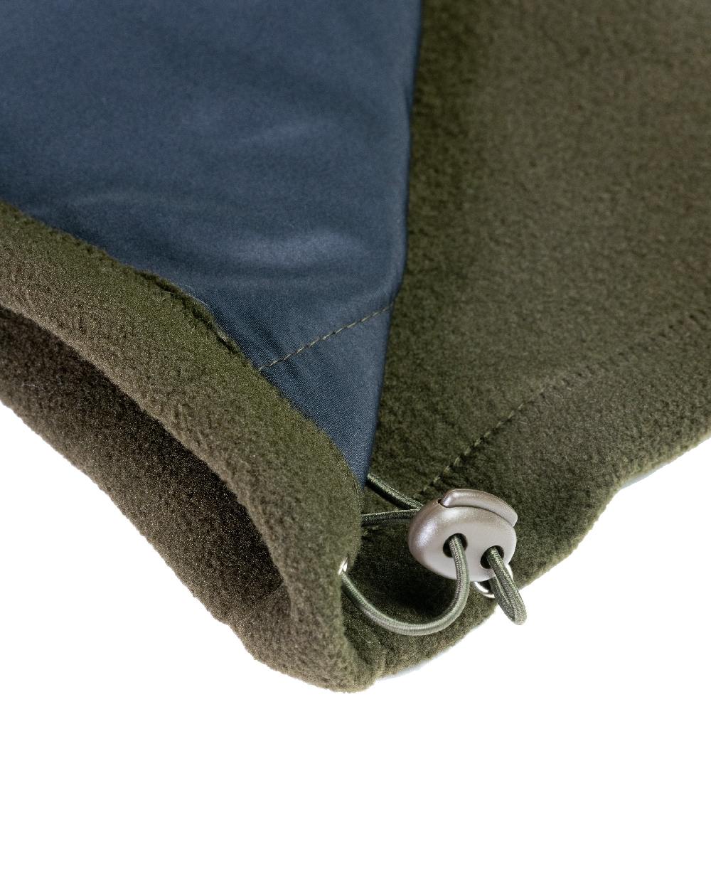 Dark Olive coloured Jack Pyke Countryman Fleece Jacket on white background #colour_dark-olive