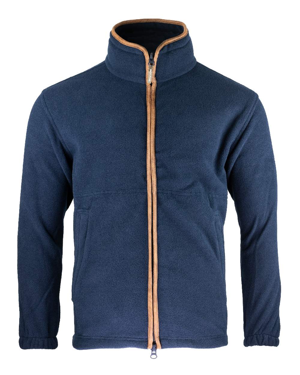 Navy coloured Jack Pyke Countryman Fleece Jacket on white background #colour_navy