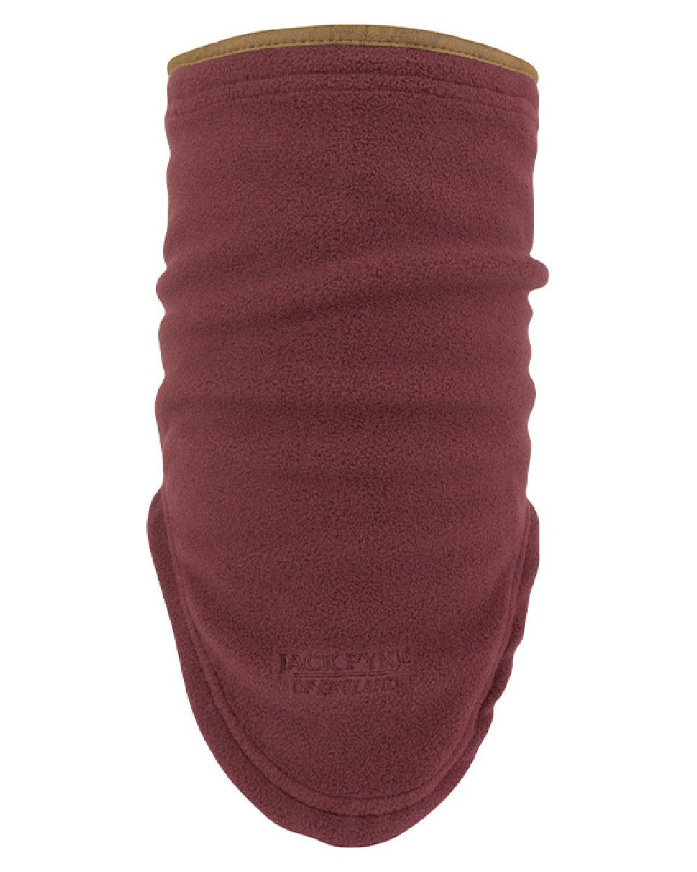 Burgundy coloured Jack Pyke Countryman Fleece Neck Gaiter on white background #colour_burgundy