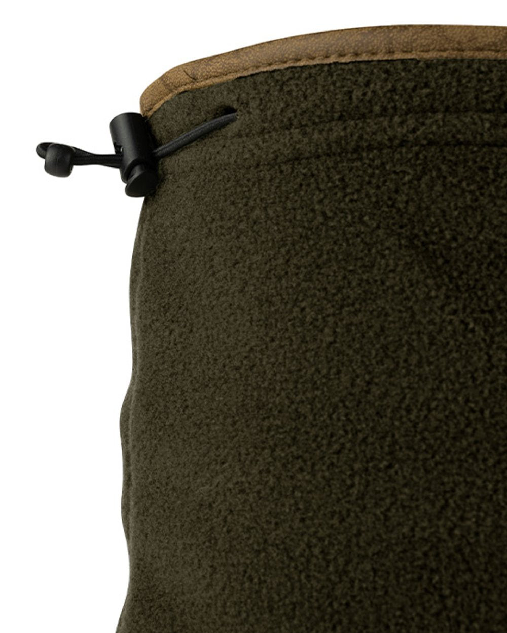 Dark Olive coloured Jack Pyke Countryman Fleece Neck Gaiter on white background #colour_dark-olive
