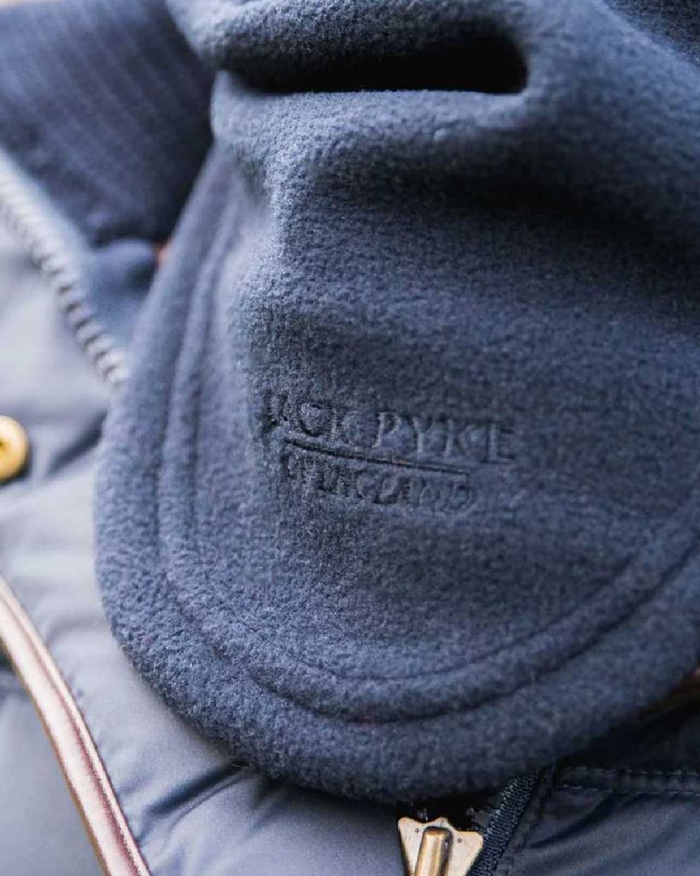 Navy coloured Jack Pyke Countryman Fleece Neck Gaiter on jacket background #colour_navy