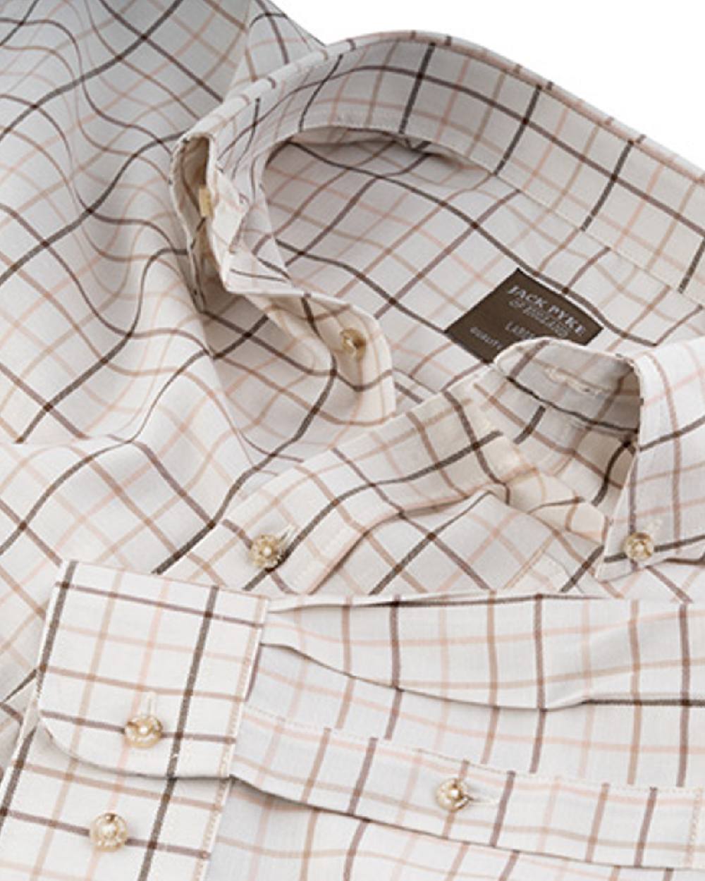 Brown coloured Jack Pyke Countryman Shirt on white background #colour_brown