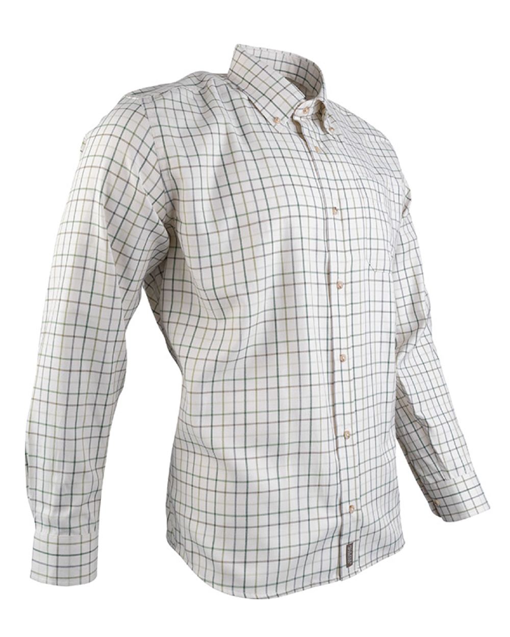 Green coloured Jack Pyke Countryman Shirt on white background #colour_green