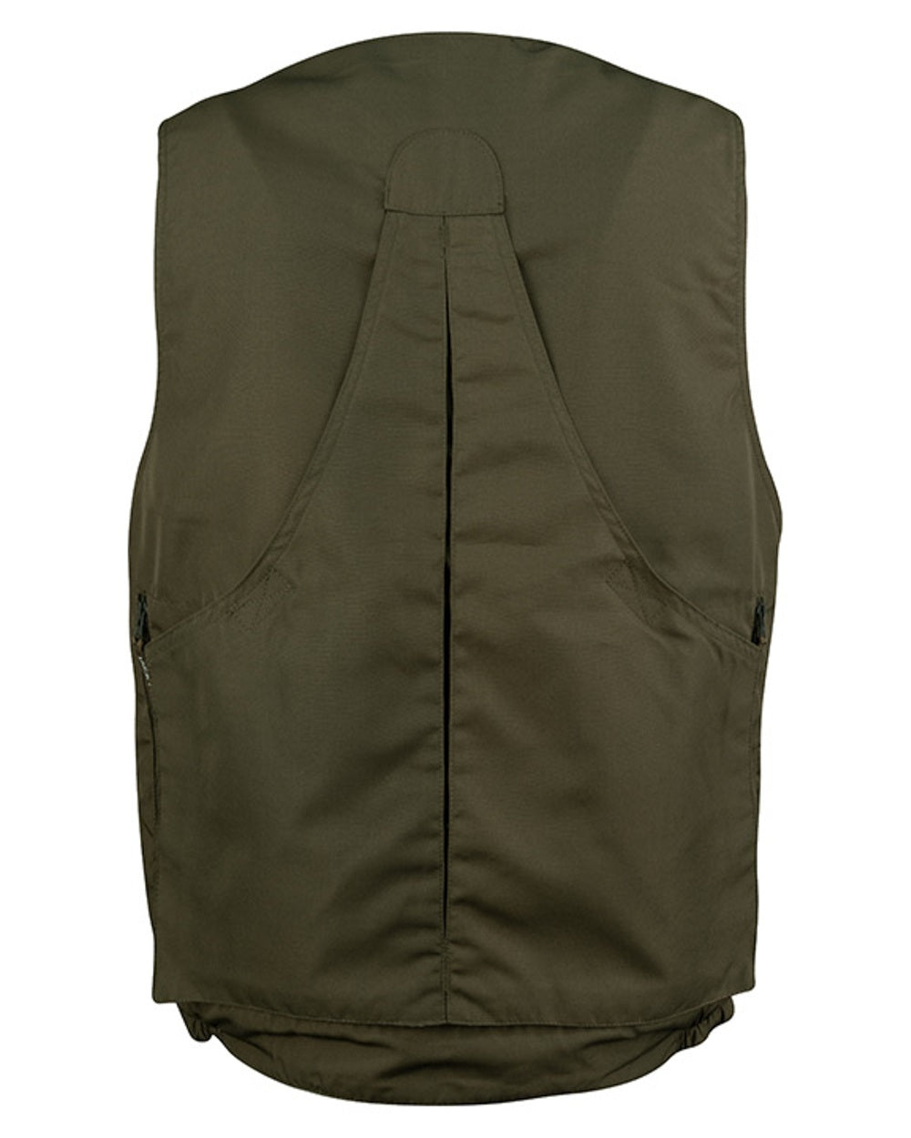 Olive Green coloured Jack Pyke Countryman Vest on white background #colour_olive-green
