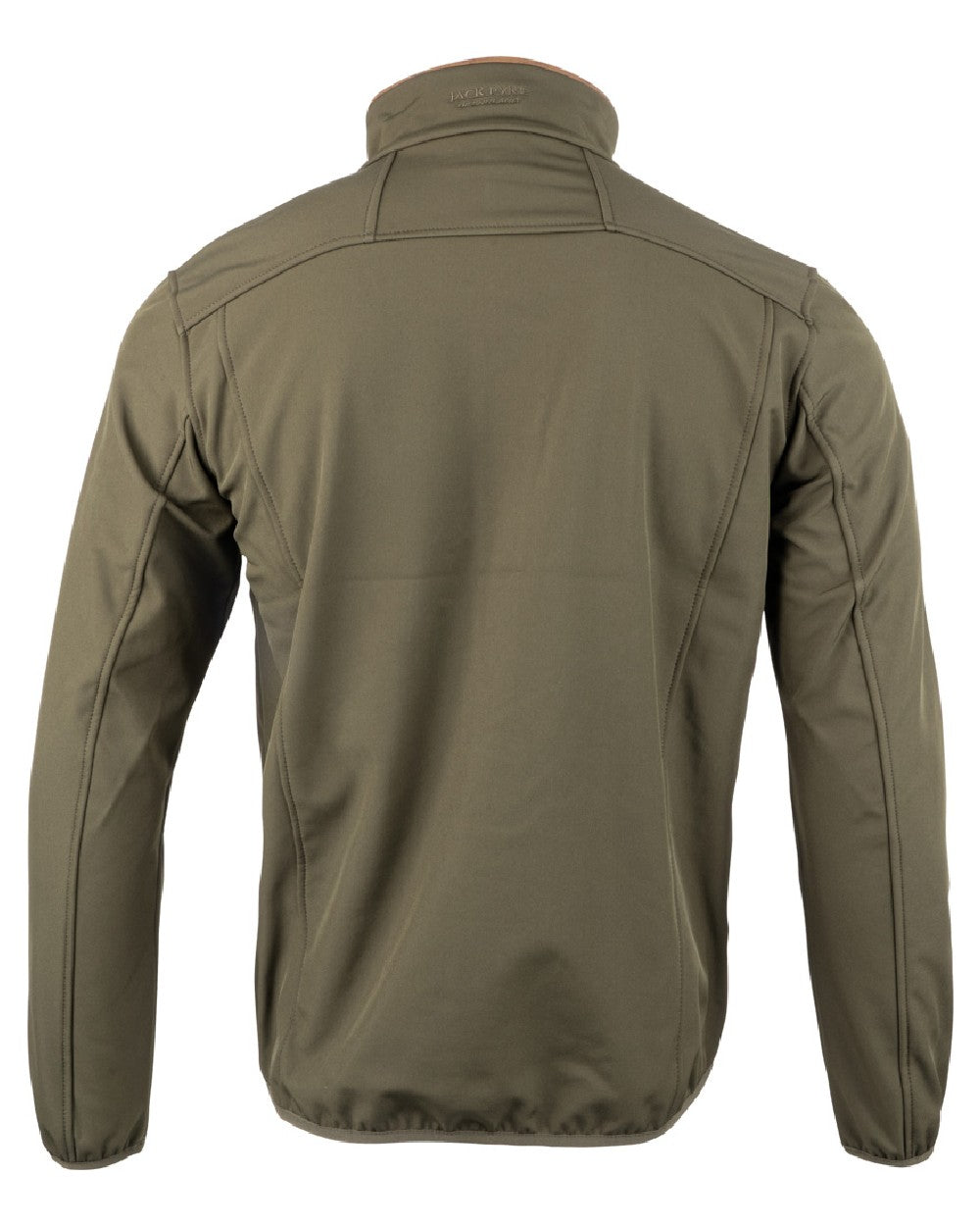 Green coloured Jack Pyke County Softshell Jacket on white background #colour_green