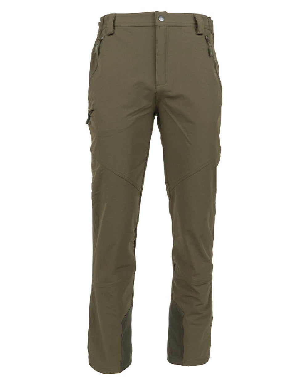 Green coloured Jack Pyke Dalesman Stretch Trousers on white background #colour_green