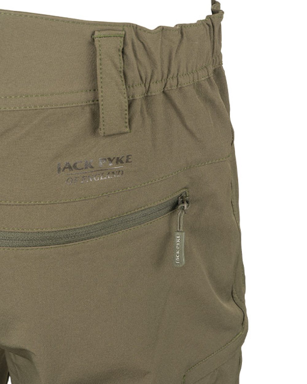 Green coloured Jack Pyke Dalesman Stretch Trousers on white background #colour_green