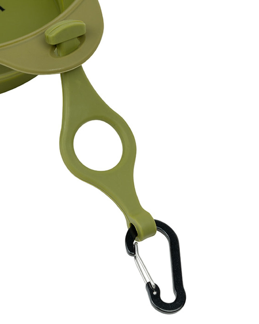 Green coloured Jack Pyke Deluxe Folding Dog Bowl on white background #colour_green