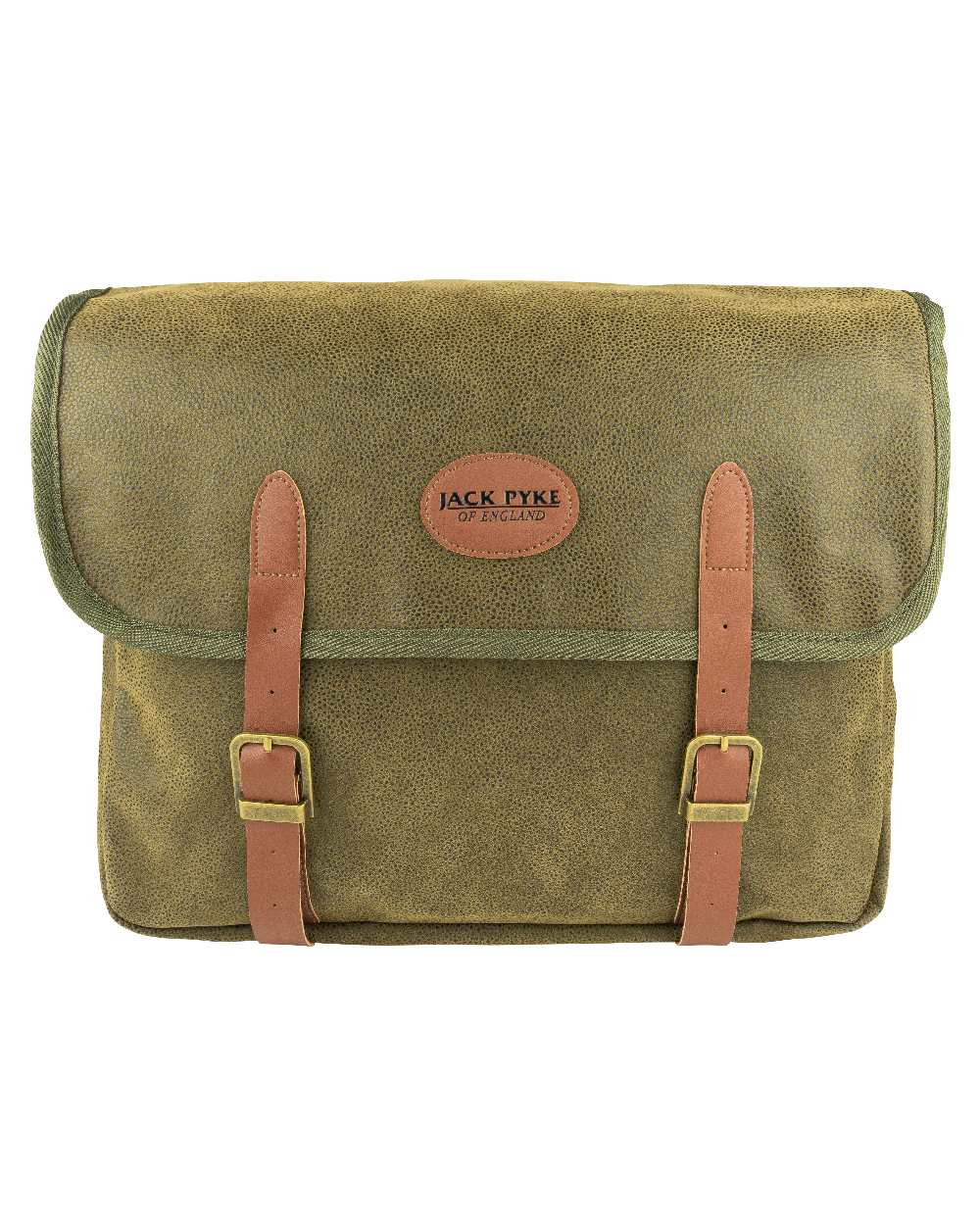 Green coloured Jack Pyke Duotex Dog Bag on white background #colour_green