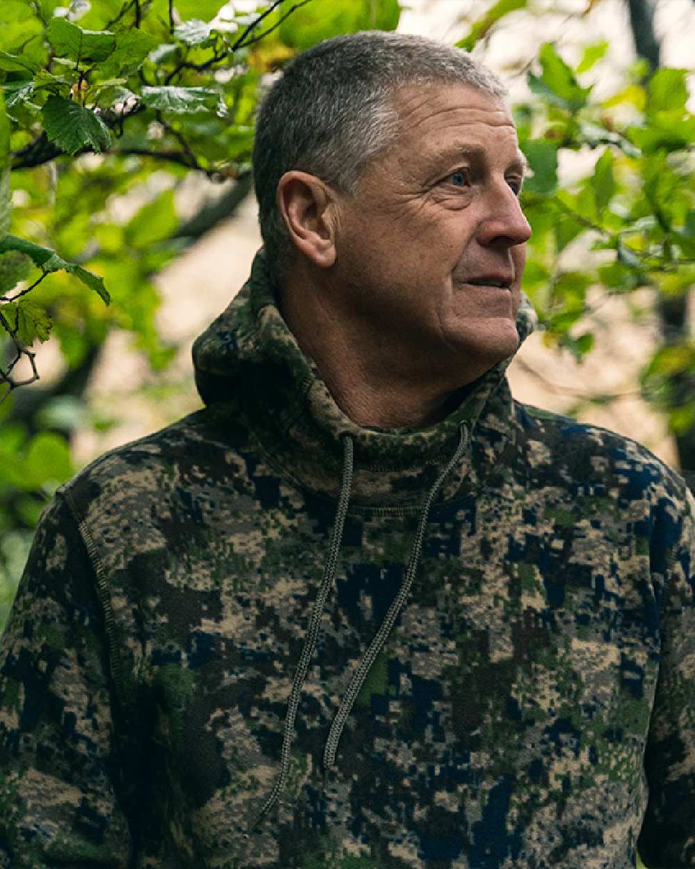 Digicam coloured Jack Pyke Fieldman Fleece Hoodie on forest background #colour_digicam