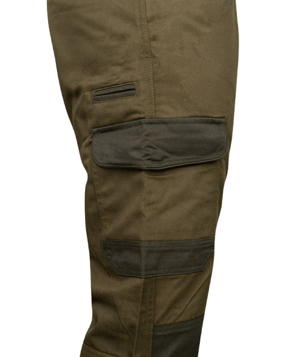 Contrast Green coloured Jack Pyke Fieldman Trousers on white background #colour_contrast-green
