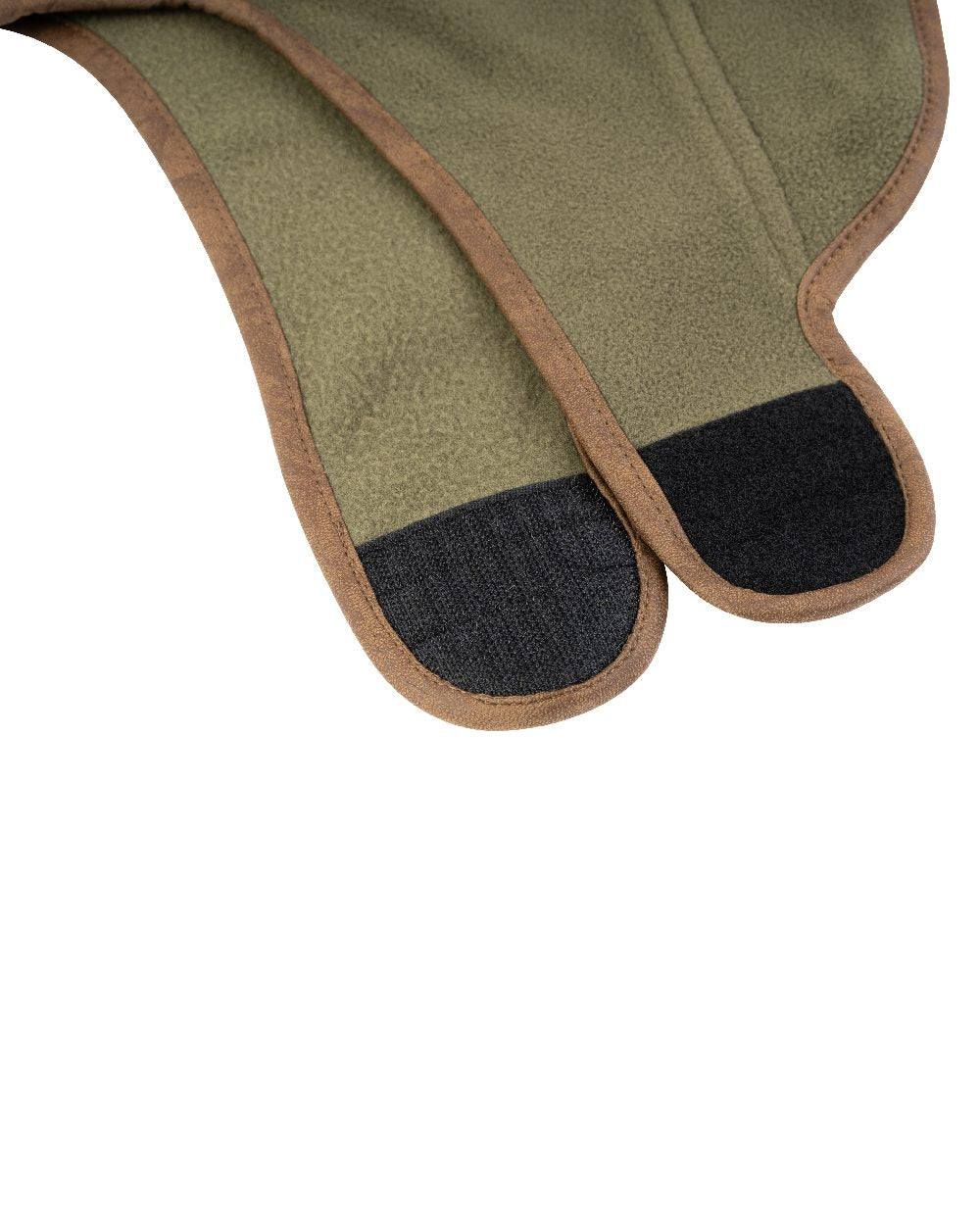 Light Olive coloured Fleece Dog Coat on white background #colour_light-olive