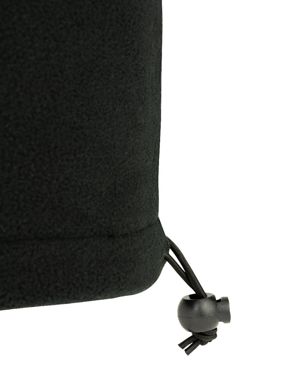 Black coloured Jack Pyke Fleece Neck Gaiter on white background #colour_black