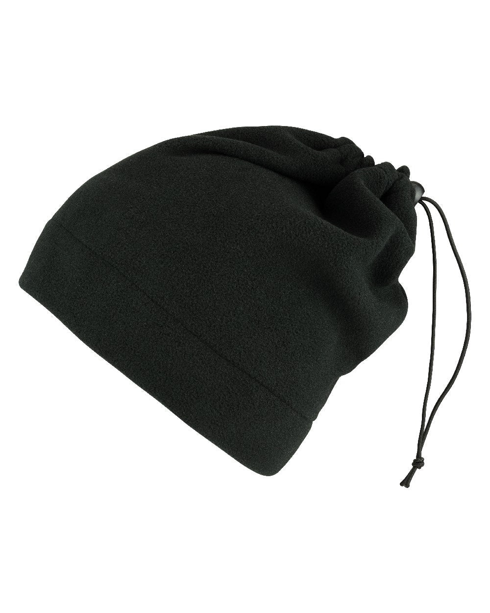Black coloured Jack Pyke Fleece Neck Gaiter on white background #colour_black