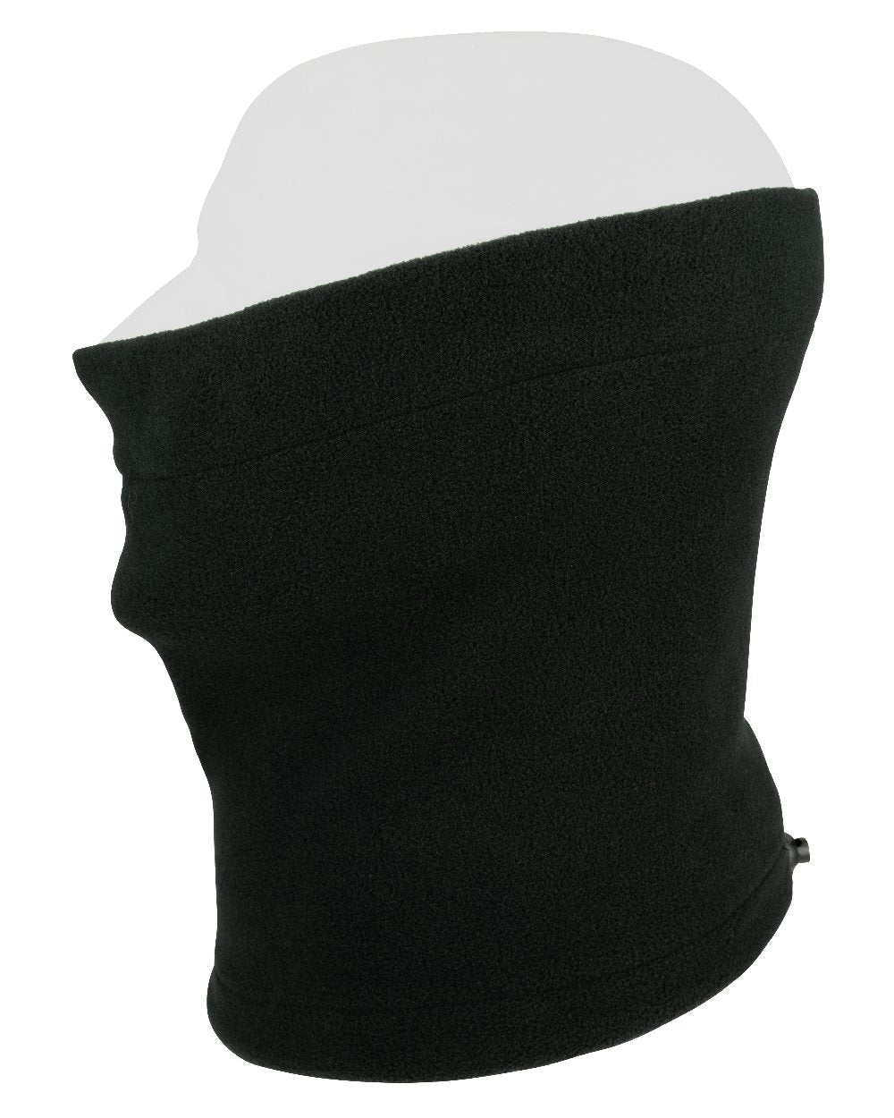 Black coloured Jack Pyke Fleece Neck Gaiter on white background #colour_black