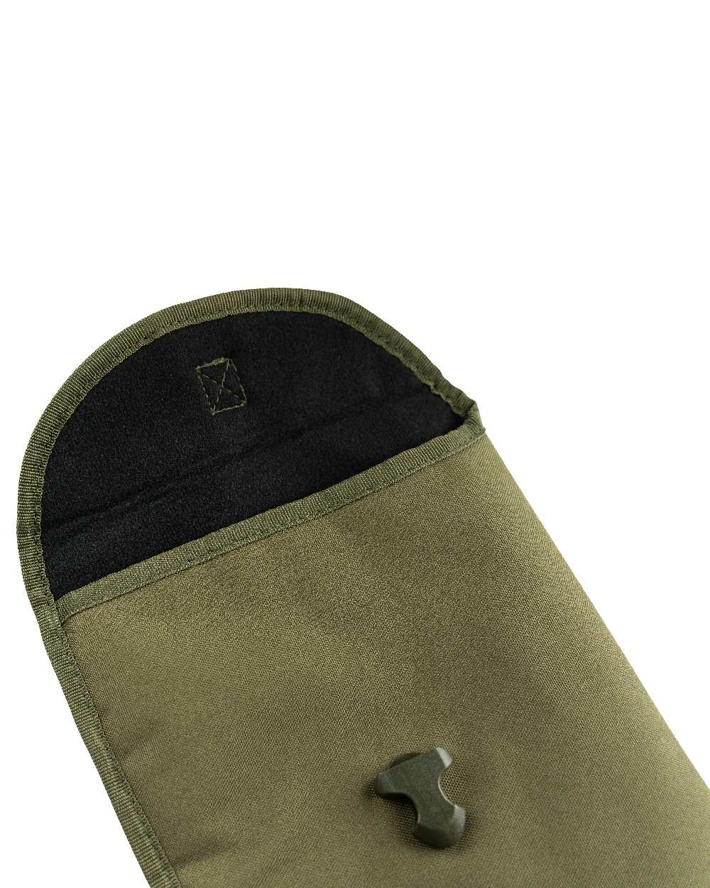 Green coloured Jack Pyke Foldable Gun Slip on white background #colour_green