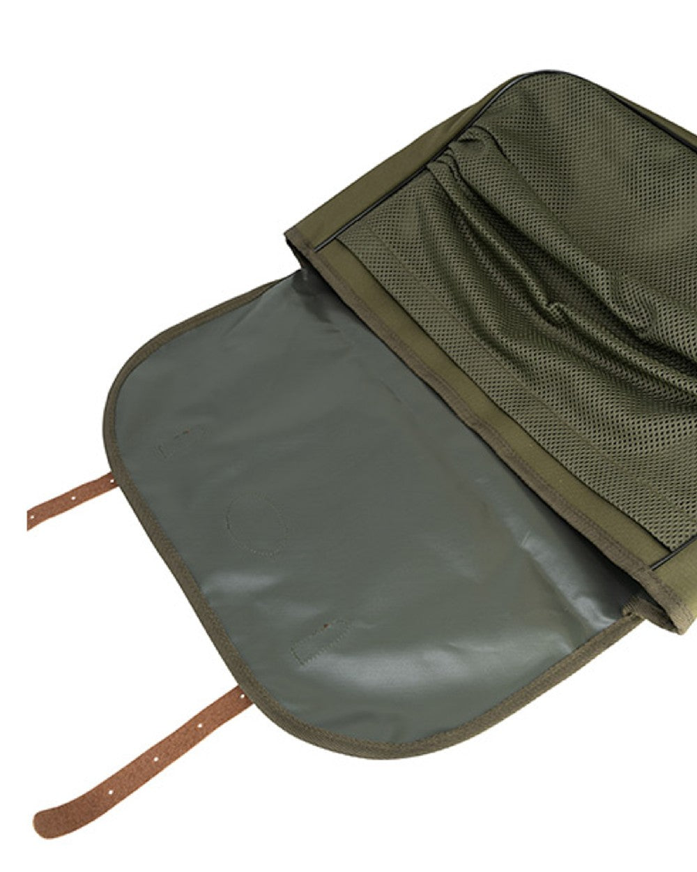 Green coloured Jack Pyke Game Bag on white background #colour_green