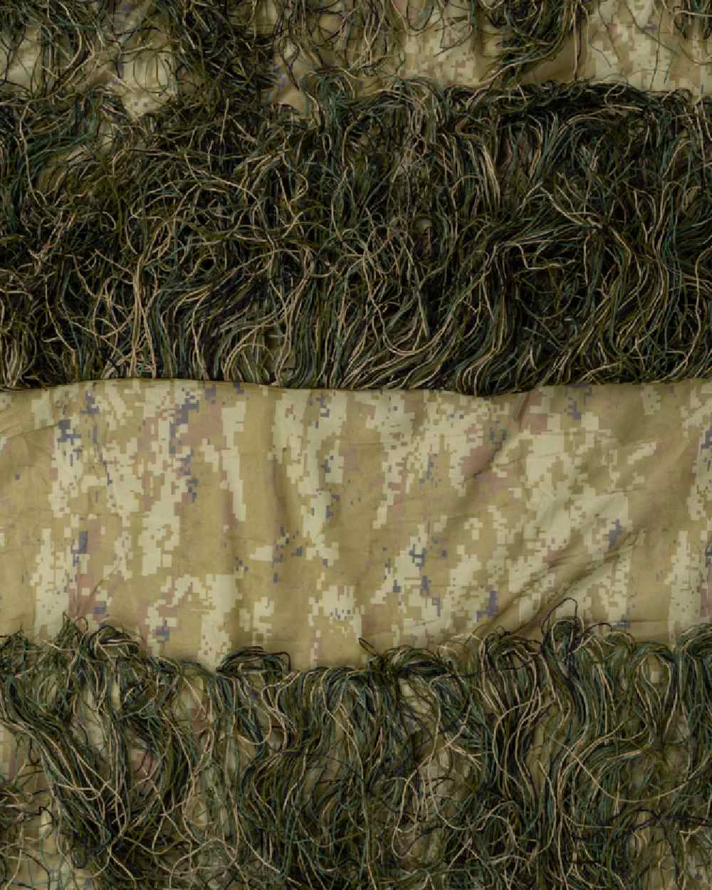 Camo coloured Jack Pyke Ghillie Hide Net on white background #colour_camo