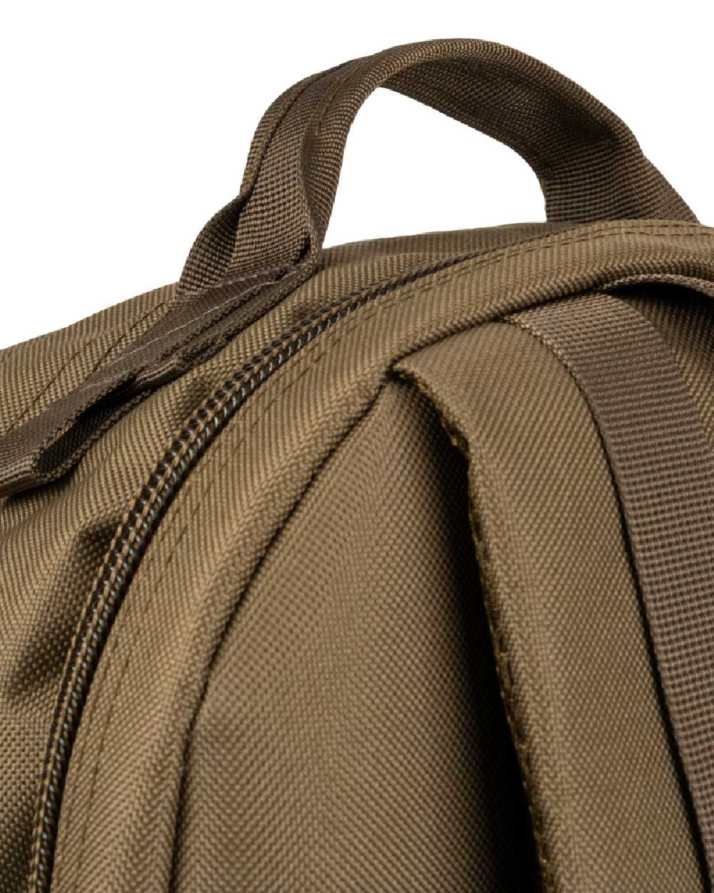 Olive Brown coloured Jack Pyke Harrier Rucksack on white background #colour_olive-brown