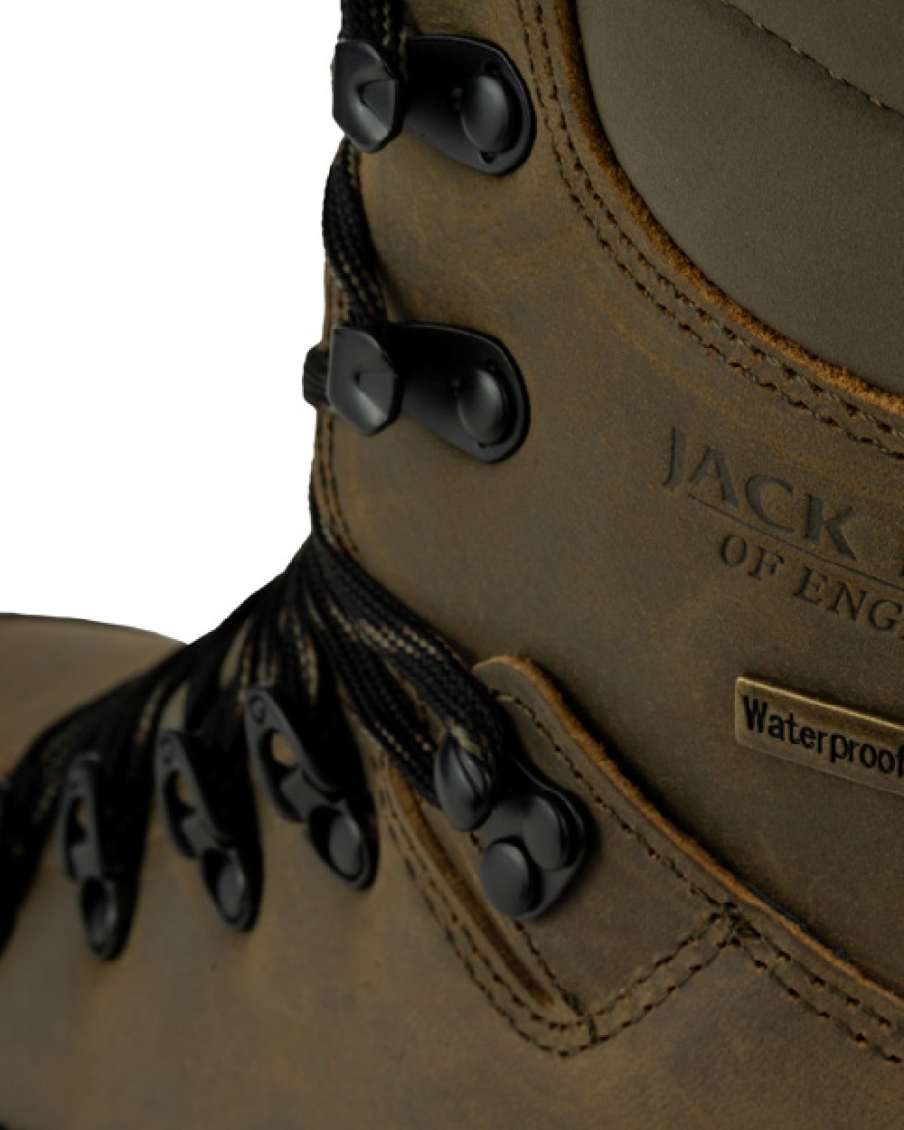 Brown coloured Jack Pyke Hunters Boots on white background #colour_brown
