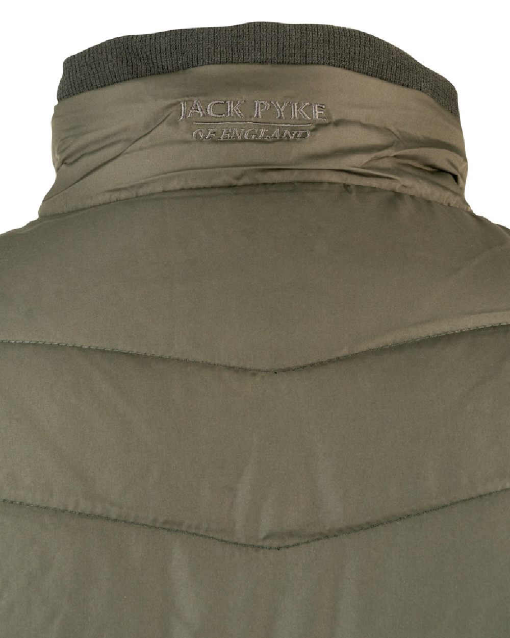 Green coloured Jack Pyke Hybrid Jacket on white background #colour_green