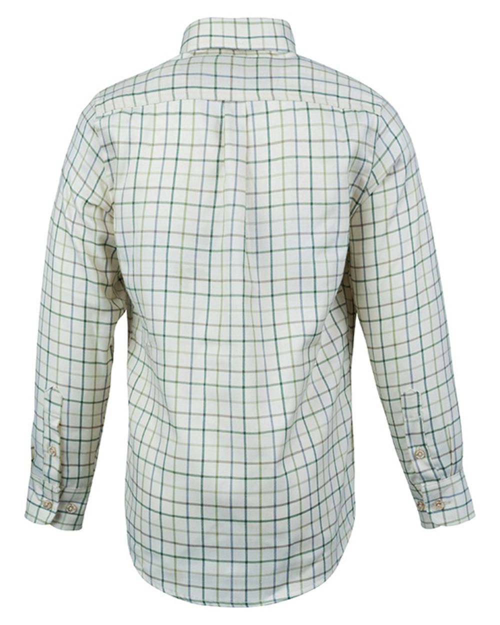 Green coloured Jack Pyke Junior Countryman Shirt on white background #colour_green
