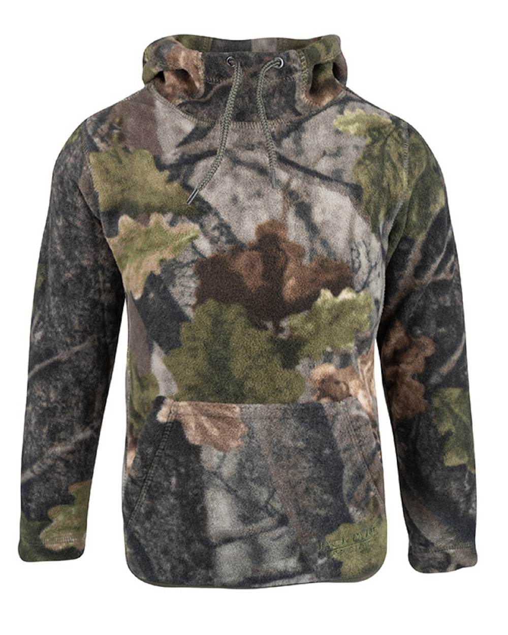 Evo coloured Jack Pyke Junior Fieldman Fleece Hoodie on white background #colour_evo