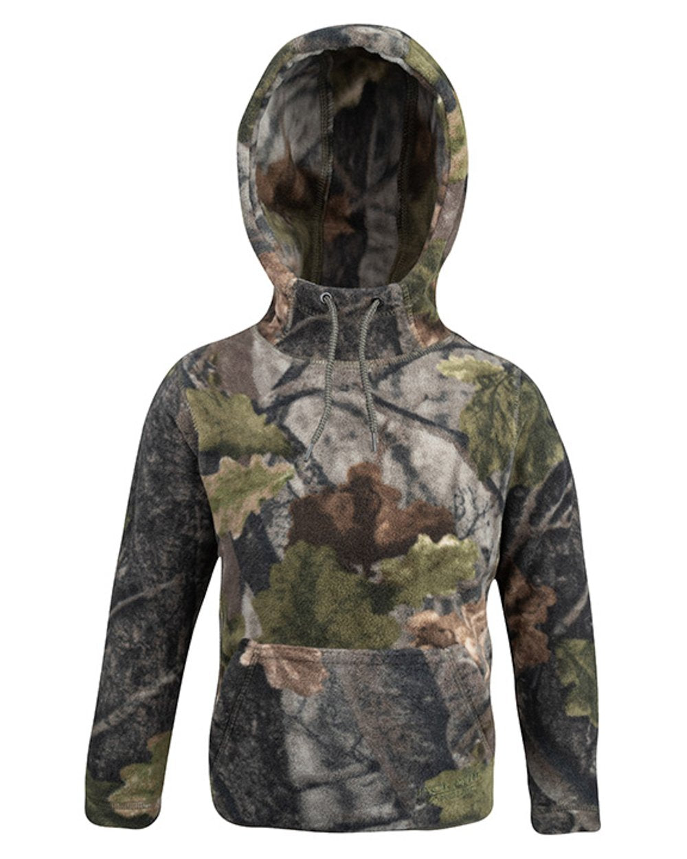 Evo coloured Jack Pyke Junior Fieldman Fleece Hoodie on white background #colour_evo