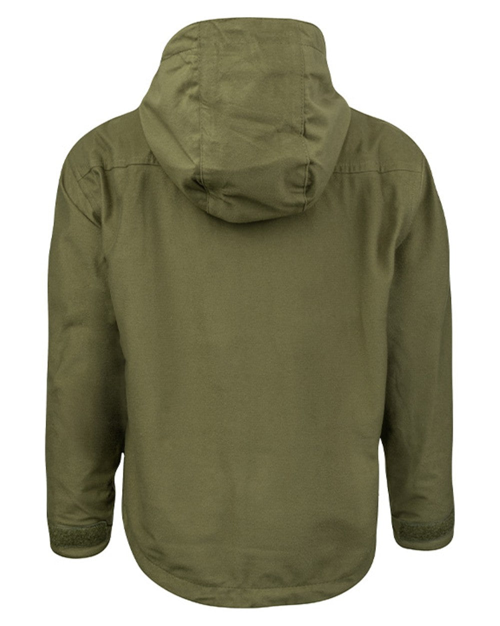 Green coloured Jack Pyke Junior Galbraith Smock on white background #colour_green