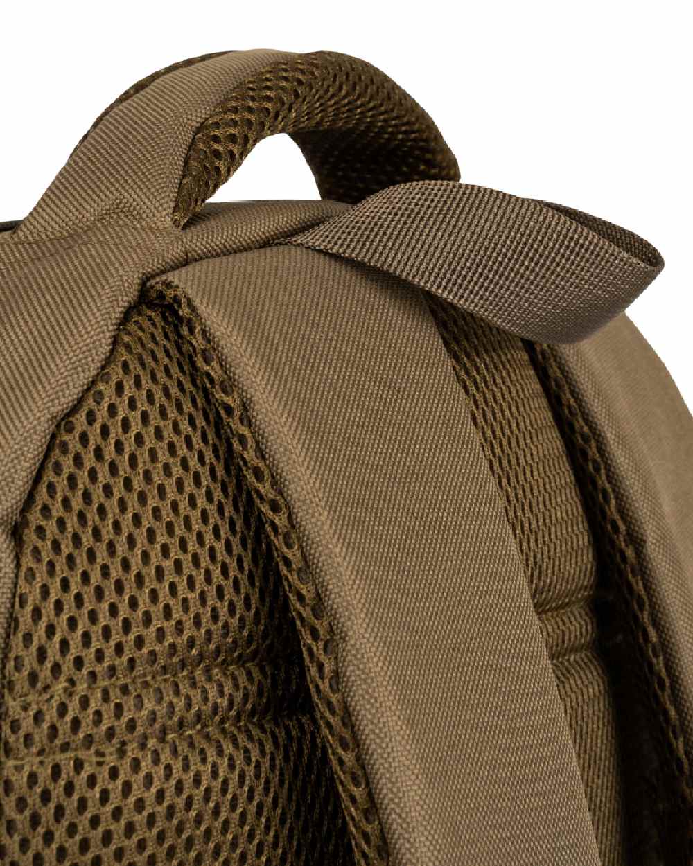 Olive Brown Jack Pyke Kestrel Rucksack on white background #colour_olive-brown