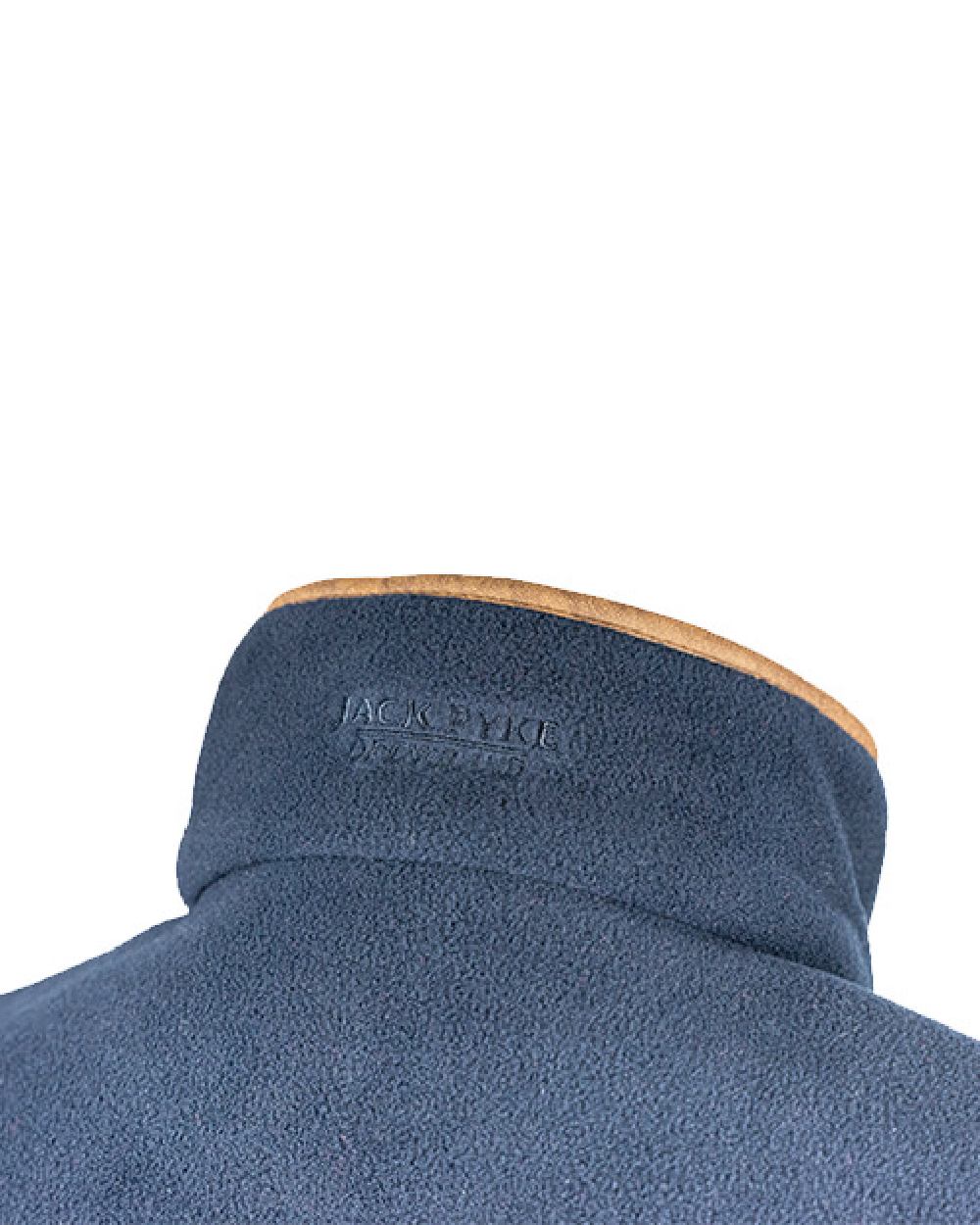 Navy coloured Jack Pyke Ladies Countryman Fleece Gilet on white background #colour_navy