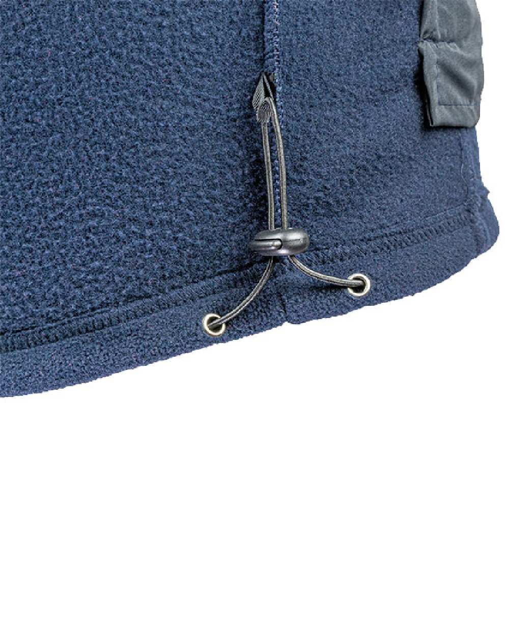 Navy coloured Jack Pyke Ladies Countryman Fleece Gilet on white background #colour_navy