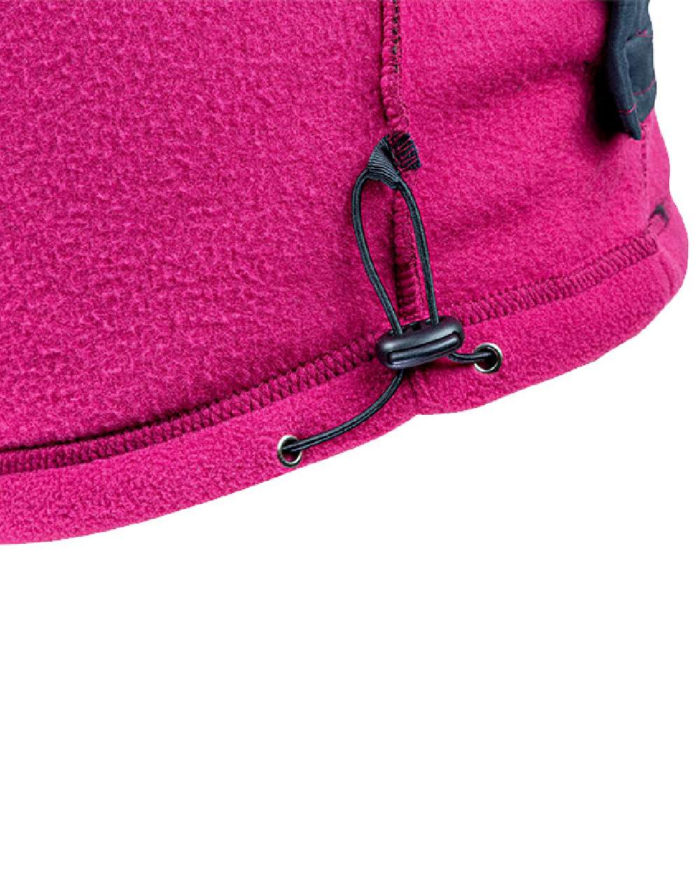 Roselle coloured Jack Pyke Ladies Countryman Fleece Gilet on white background #colour_roselle
