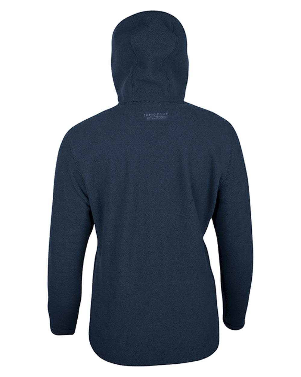 Navy coloured Jack Pyke Ladies Fleece Hoodie on white background #colour_navy