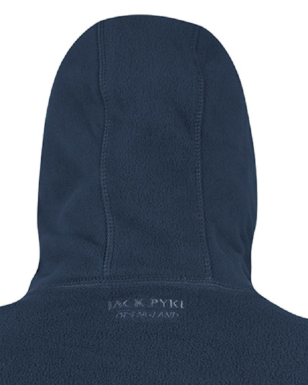 Navy coloured Jack Pyke Ladies Fleece Hoodie on white background #colour_navy
