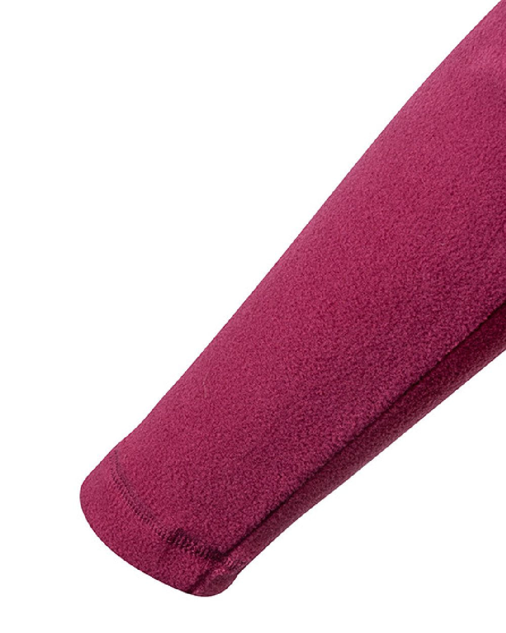 Roselle coloured Jack Pyke Ladies Fleece Hoodie on white background #colour_roselle